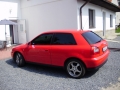 Audi A3 s instalovanymi protislunecnimi autofoliemi Llumar ATR5,15