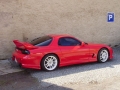 Mazda RX-7 instalace protislunecni autofolie Llumar AT35