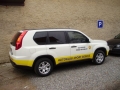 Nissan X-Trail instalace protislunecni autofolie Llumar AT5,35