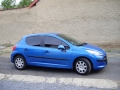 Peugeot 207 instalace protislunecni autofolie Llumar ATR15