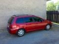 Peugeot 307 combi instalace protislunecni autofolie Llumar ATR15,35