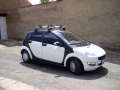 Smart ForFour instalace protislunecni autofolie Llumar AT5,15