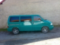 VW Transporter instalace protislunecni autofolie Llumar AT5,70