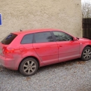 Audi A3 s instalovanymi protislunecnimi autofoliemi Llumar ATR15,35