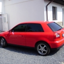 Audi A3 s instalovanymi protislunecnimi autofoliemi Llumar ATR5,15