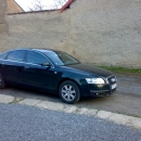 Audi A6 s instalovanymi bezpecnostnimi 300µm a protislunecnimi autofoliemi Llumar AT15