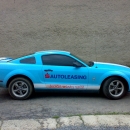 Ford Mustang - protislunecni autofolie Llumar AT5,15