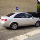 Hyundai Sonata - protislunecni autofolie Llumar AT5