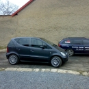 Mercedes Benz A instalace protislunecni autofolie Llumar AT35