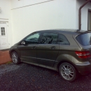Mercedes Benz B instalace protislunecni autofolie Llumar ATR5