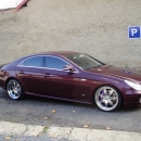 Mercedes Benz CLS instalace protislunecni autofolie Llumar AT5GR