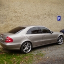 Mercedes Benz E instalace protislunecni autofolie Llumar AT20CH