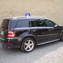 Mercedes Benz GL instalace protislunecni autofolie Llumar 300µm (2)