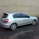 Nissan Almera instalace protislunecni autofolie Llumar AT15