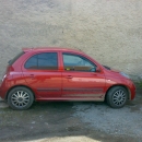 Nissan Micra instalace protislunecni autofolie Llumar AT15