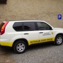 Nissan X-Trail instalace protislunecni autofolie Llumar AT5,35