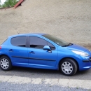 Peugeot 207 instalace protislunecni autofolie Llumar ATR15