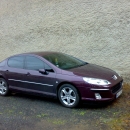 Peugeot 407 instalace protislunecni autofolie Llumar AT15