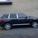 Porsche Cayenne instalace protislunecni autofolie Llumar AT5,35